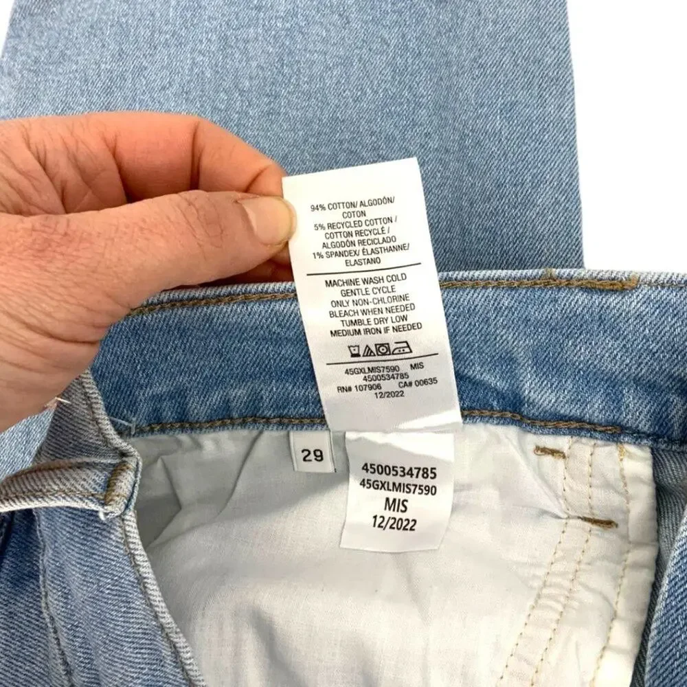 Hudson Kass Mischa High-rise Straight Ankle Jean Size 29 NWT $225 MSRP